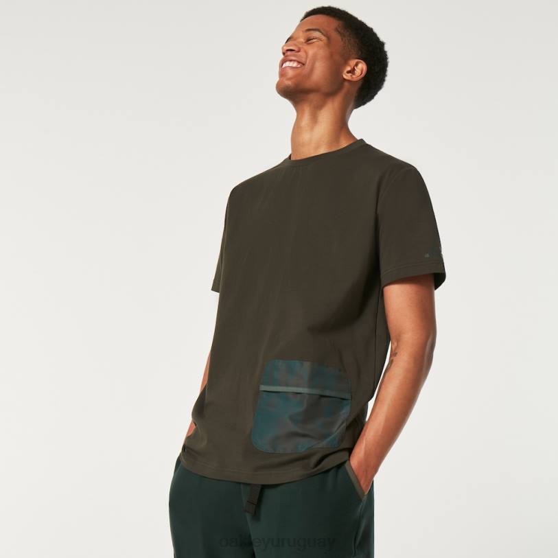 Oakley camiseta con bolsillo de pasión por los viajes XT4H2333 ropa nuevo pincel oscuro