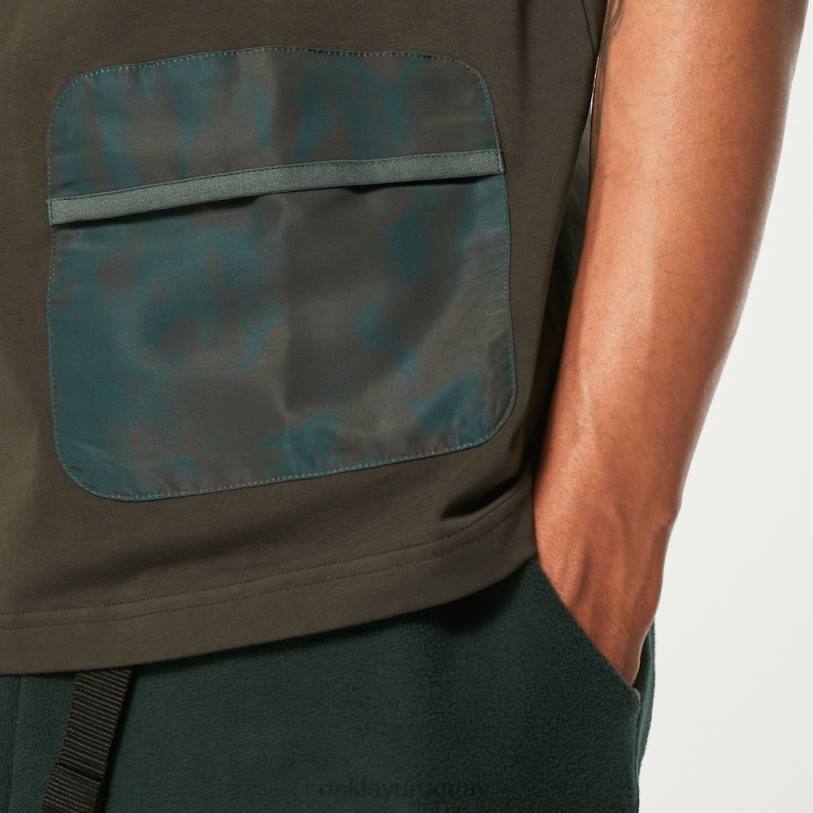 Oakley camiseta con bolsillo de pasión por los viajes XT4H2333 ropa nuevo pincel oscuro