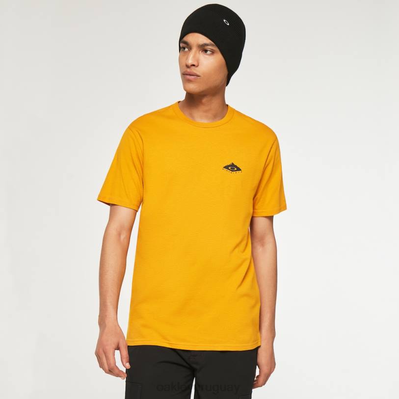 Oakley camiseta con elipse de pico XT4H2343 ropa ámbar amarillo