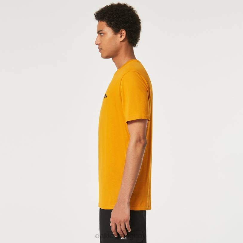 Oakley camiseta con elipse de pico XT4H2343 ropa ámbar amarillo