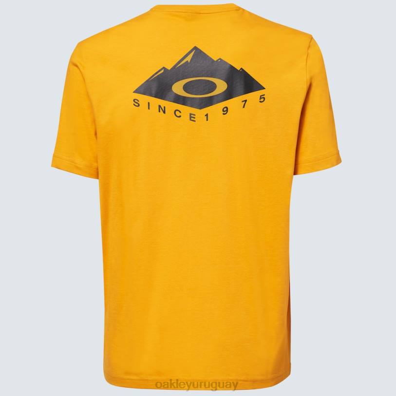 Oakley camiseta con elipse de pico XT4H2343 ropa ámbar amarillo