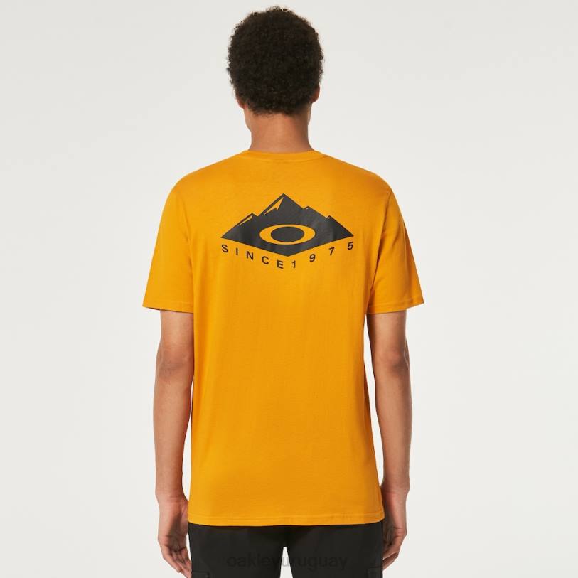 Oakley camiseta con elipse de pico XT4H2343 ropa ámbar amarillo