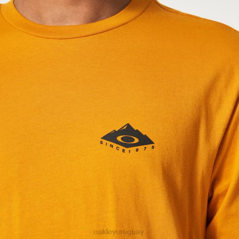 Oakley camiseta con elipse de pico XT4H2343 ropa ámbar amarillo