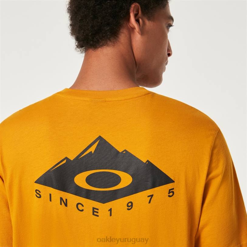 Oakley camiseta con elipse de pico XT4H2343 ropa ámbar amarillo