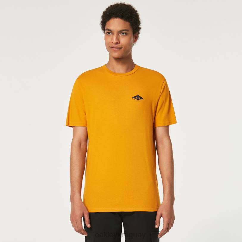 Oakley camiseta con elipse de pico XT4H2343 ropa ámbar amarillo