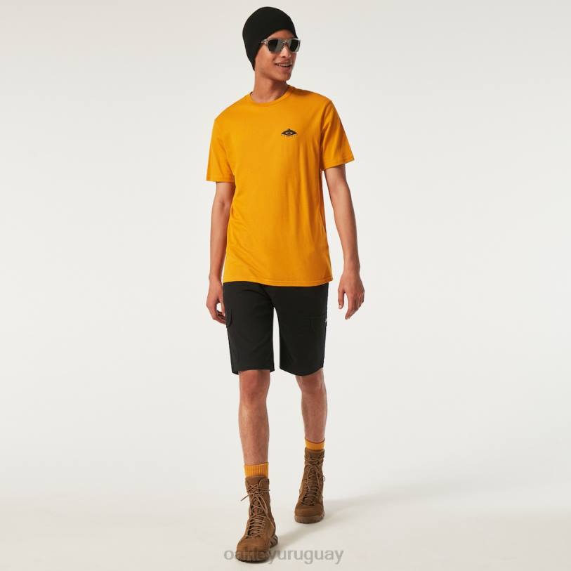 Oakley camiseta con elipse de pico XT4H2343 ropa ámbar amarillo