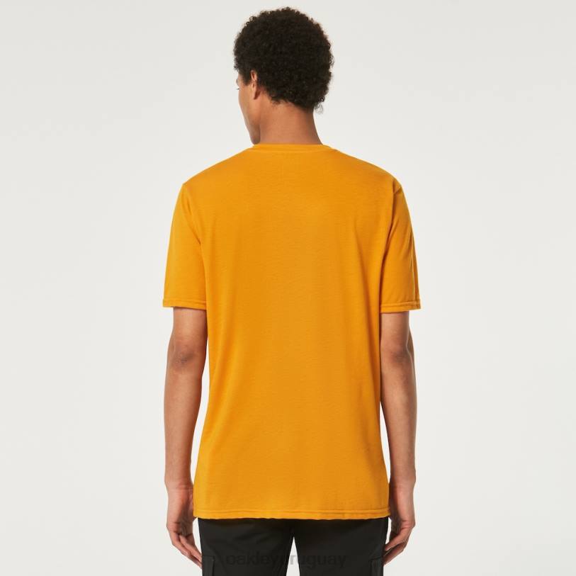 Oakley camiseta con líneas degradadas b1b rc XT4H2335 ropa ámbar amarillo