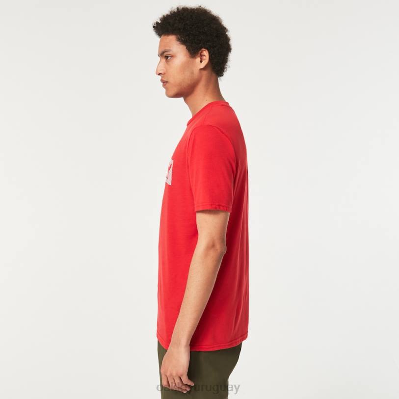 Oakley camiseta con líneas degradadas b1b rc XT4H2337 ropa línea roja