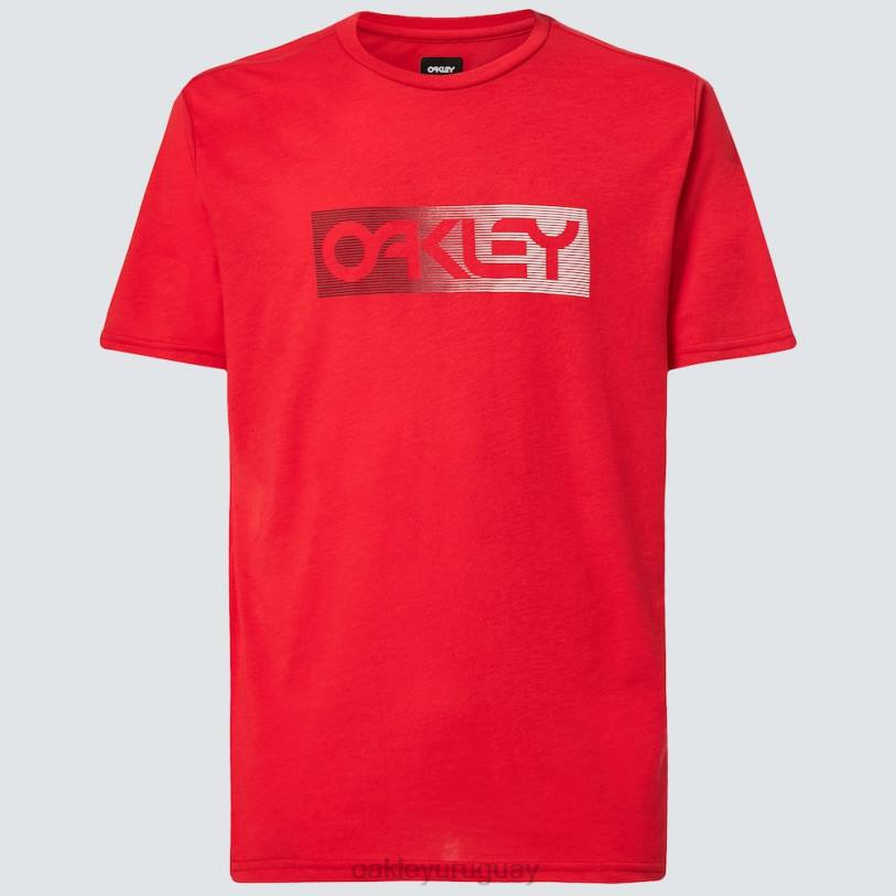 Oakley camiseta con líneas degradadas b1b rc XT4H2337 ropa línea roja