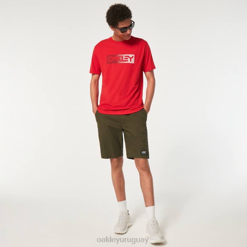 Oakley camiseta con líneas degradadas b1b rc XT4H2337 ropa línea roja
