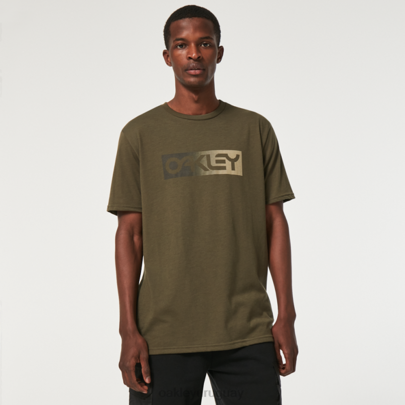 Oakley camiseta con líneas degradadas b1b rc XT4H2339 ropa nuevo pincel oscuro