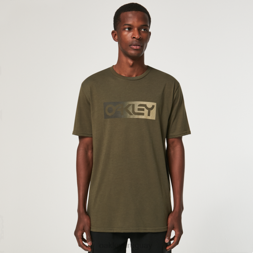 Oakley camiseta con líneas degradadas b1b rc XT4H2339 ropa nuevo pincel oscuro