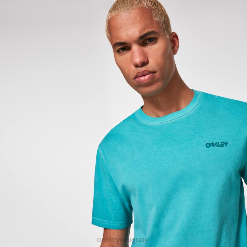 Oakley camiseta con logo b1b sobreteñida XT4H2479 ropa lago Verde