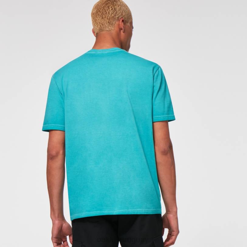 Oakley camiseta con logo b1b sobreteñida XT4H2479 ropa lago Verde