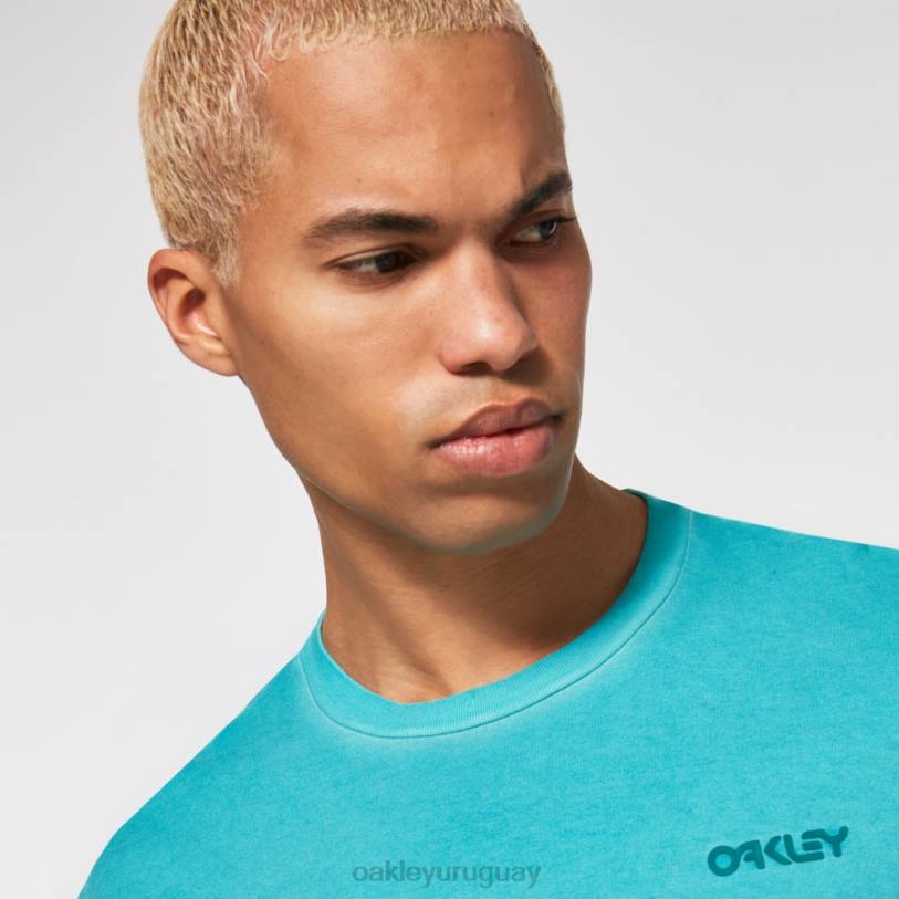 Oakley camiseta con logo b1b sobreteñida XT4H2479 ropa lago Verde