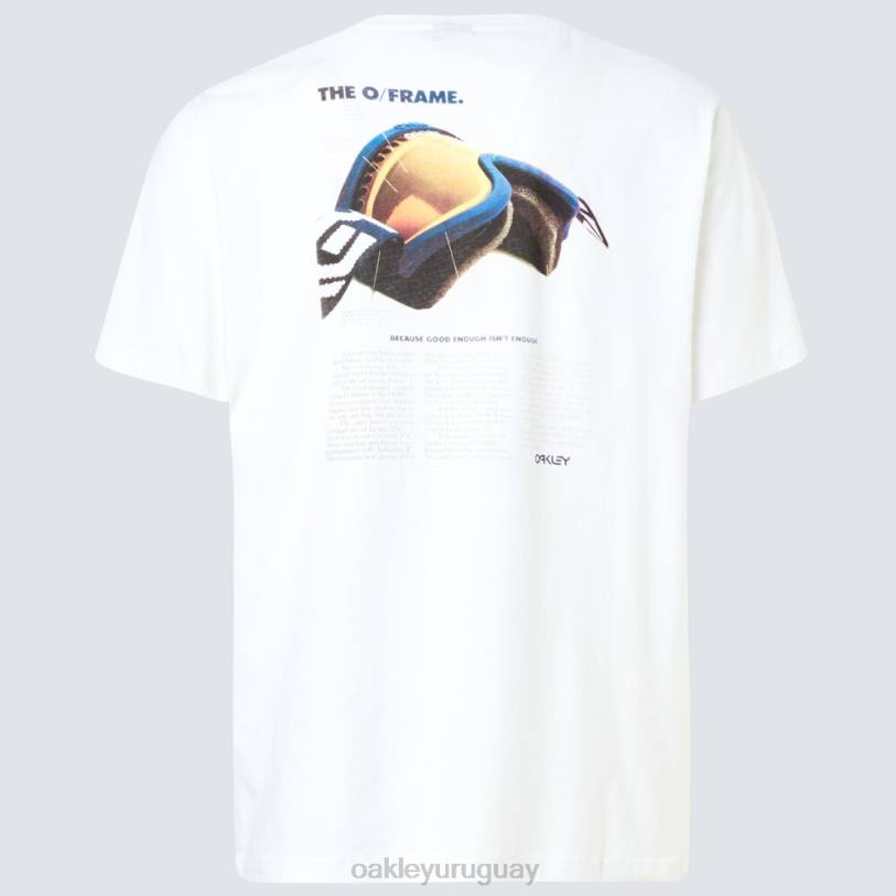 Oakley camiseta con marco o patrimonio XT4H2418 ropa blanco
