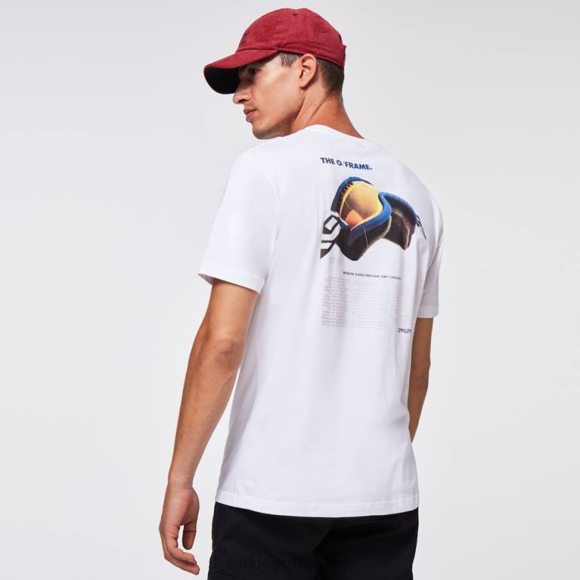 Oakley camiseta con marco o patrimonio XT4H2418 ropa blanco