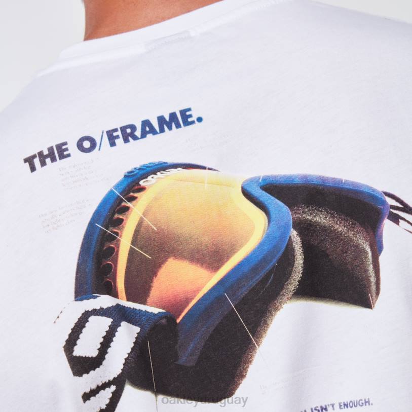 Oakley camiseta con marco o patrimonio XT4H2418 ropa blanco