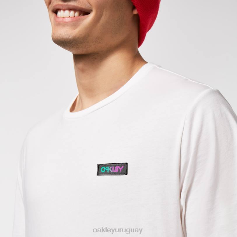 Oakley camiseta con parche b1b degradado XT4H2456 ropa blanco