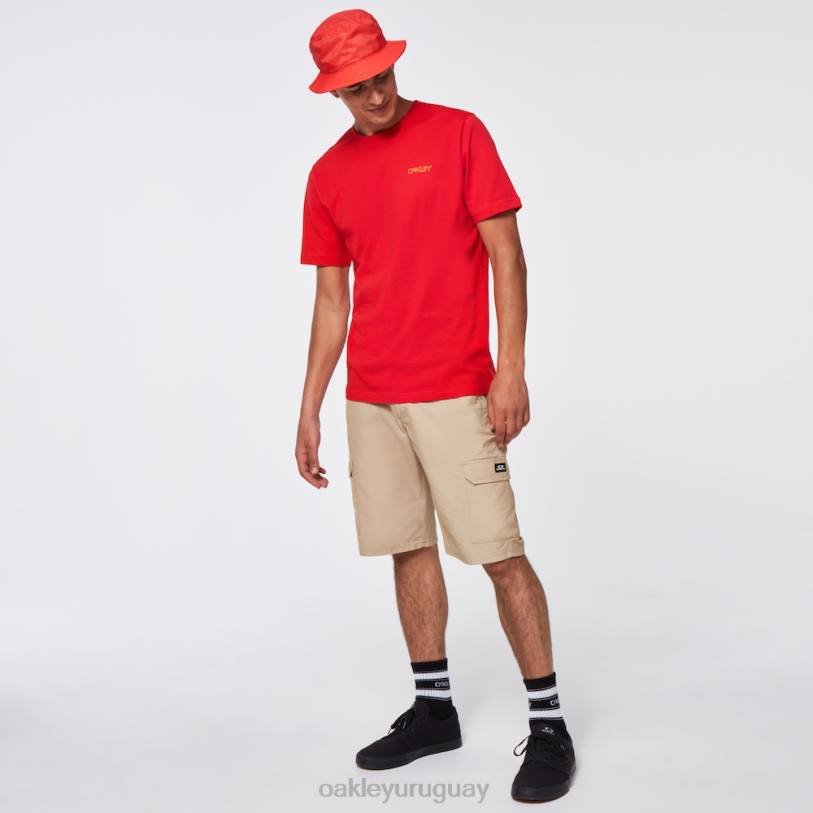 Oakley camiseta con visera tradicional XT4H2417 ropa rojo amapola