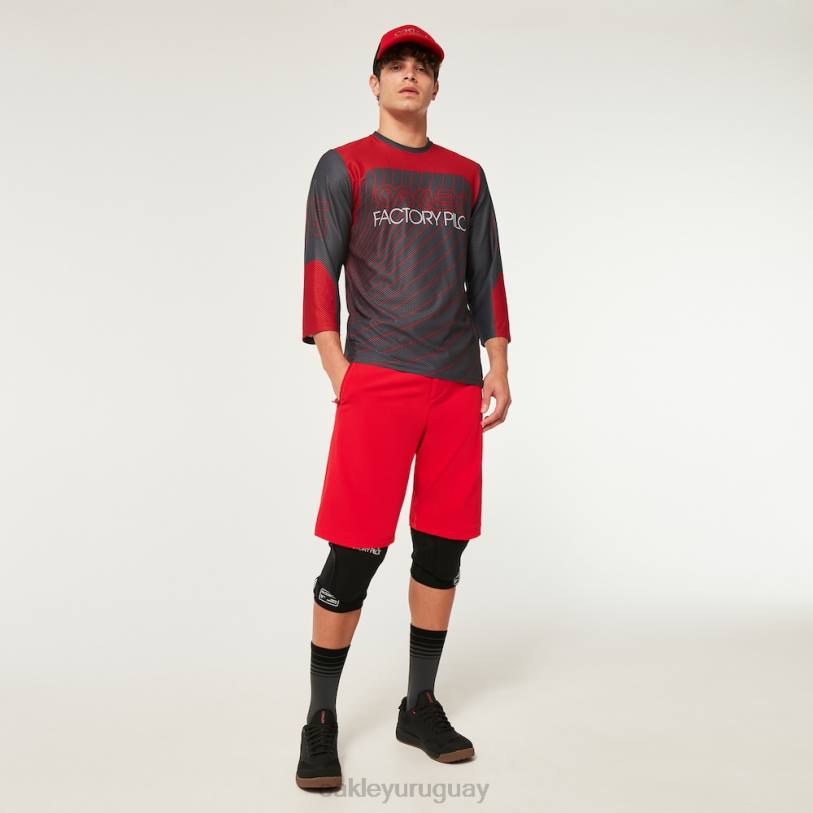 Oakley camiseta de buscador \'75 ls XT4H2272 ropa gris uniforme