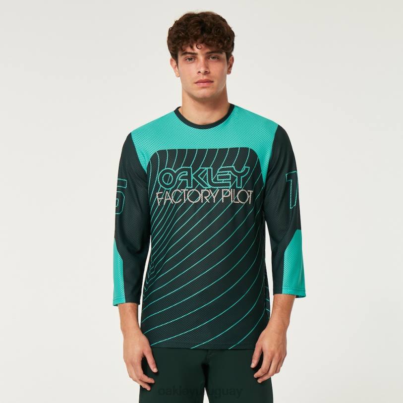 Oakley camiseta de buscador \'75 ls XT4H2274 ropa cazador verde