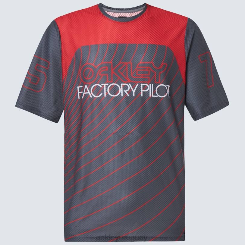 Oakley camiseta de buscador \'75 ss XT4H2269 ropa gris uniforme