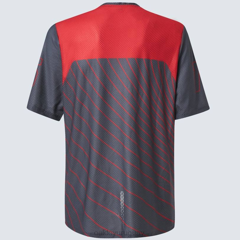 Oakley camiseta de buscador \'75 ss XT4H2269 ropa gris uniforme