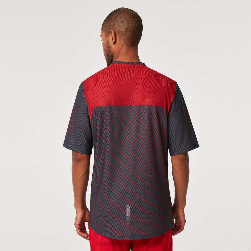 Oakley camiseta de buscador \'75 ss XT4H2269 ropa gris uniforme