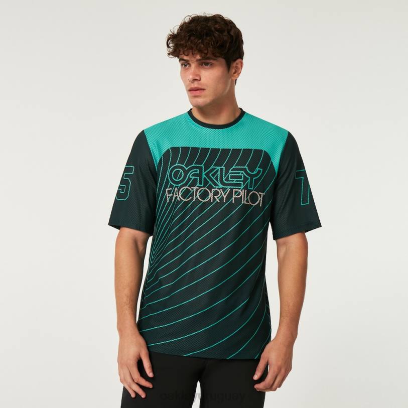 Oakley camiseta de buscador '75 ss XT4H2271 ropa cazador verde