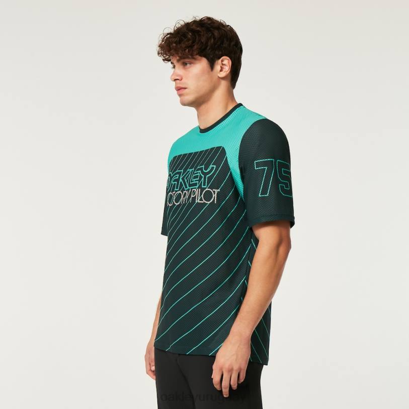 Oakley camiseta de buscador \'75 ss XT4H2271 ropa cazador verde