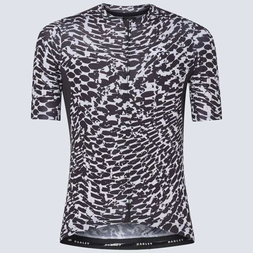 Oakley camiseta de camuflaje Endurance Dazzle XT4H2261 ropa abstracto blanco y negro
