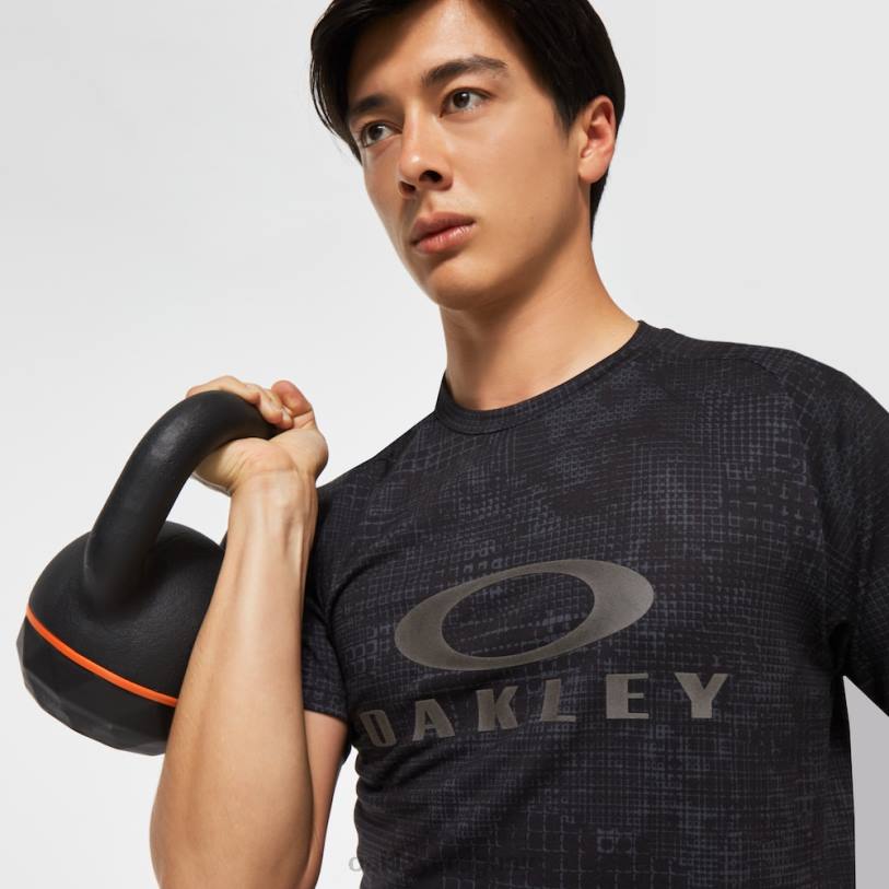Oakley camiseta de ciencia ficción con corteza XT4H2467 ropa camuflaje espacial negro