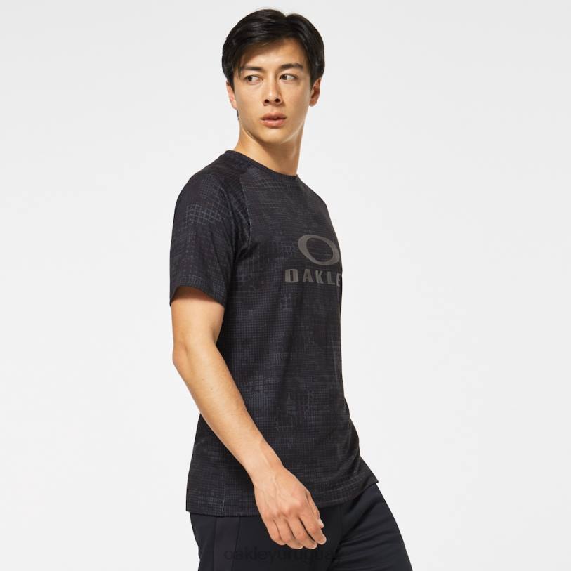 Oakley camiseta de ciencia ficción con corteza XT4H2467 ropa camuflaje espacial negro