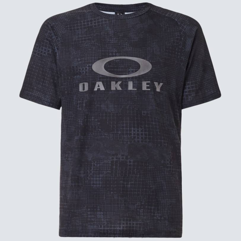 Oakley camiseta de ciencia ficción con corteza XT4H2467 ropa camuflaje espacial negro