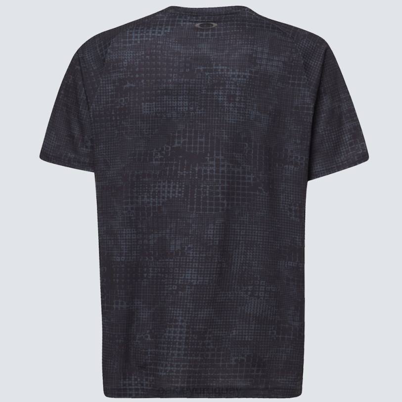 Oakley camiseta de ciencia ficción con corteza XT4H2467 ropa camuflaje espacial negro