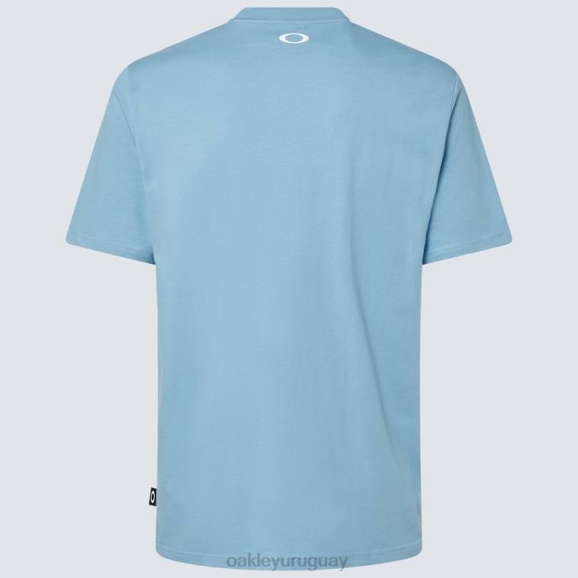 Oakley camiseta de golf mental XT4H2210 ropa azul lavado a la piedra