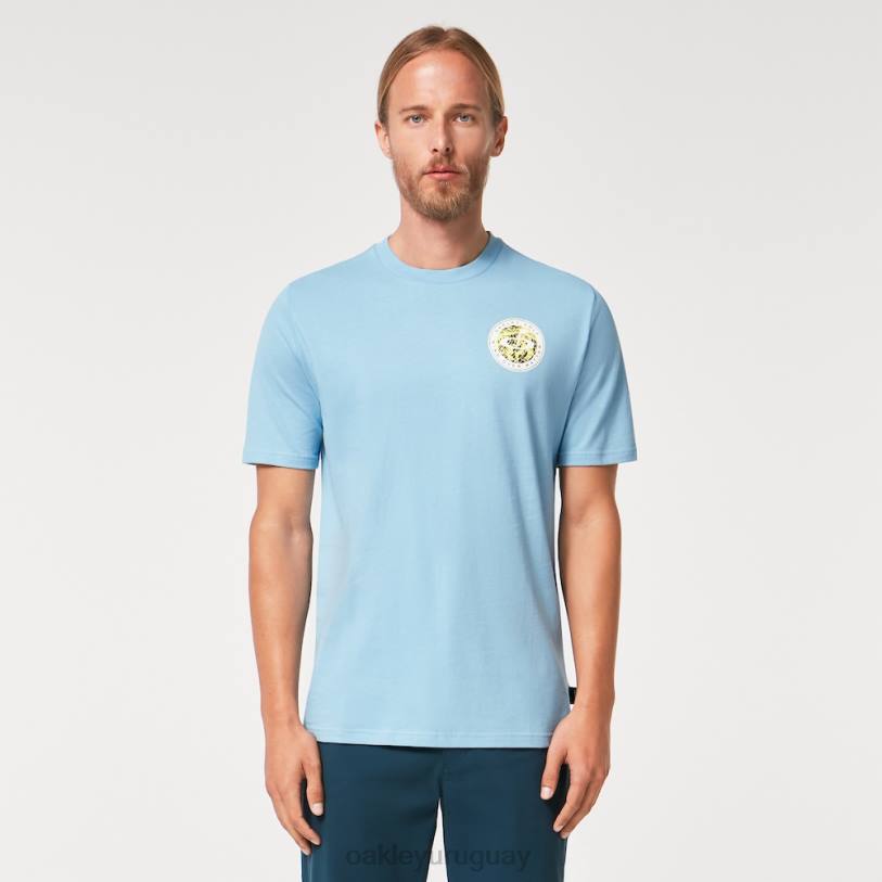 Oakley camiseta de golf mental XT4H2210 ropa azul lavado a la piedra