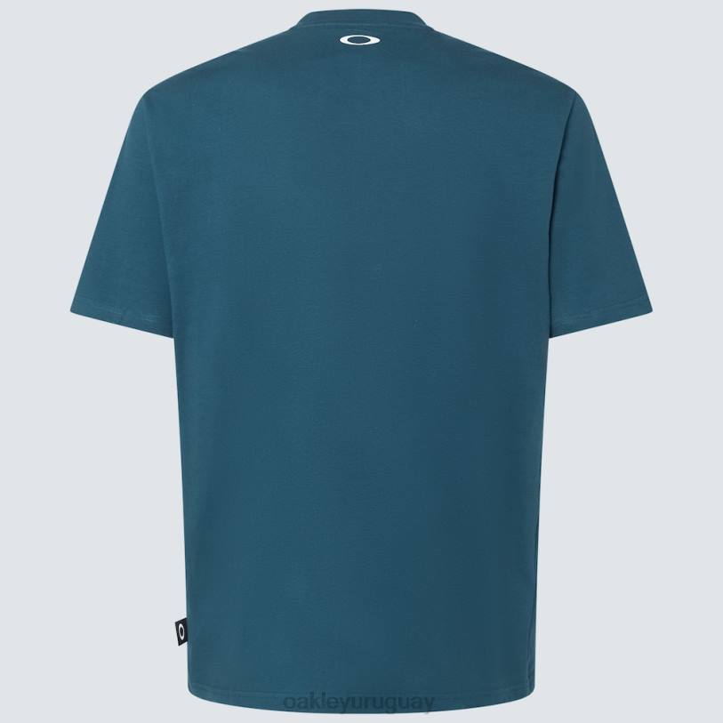 Oakley camiseta de golf mental XT4H2211 ropa azul petróleo