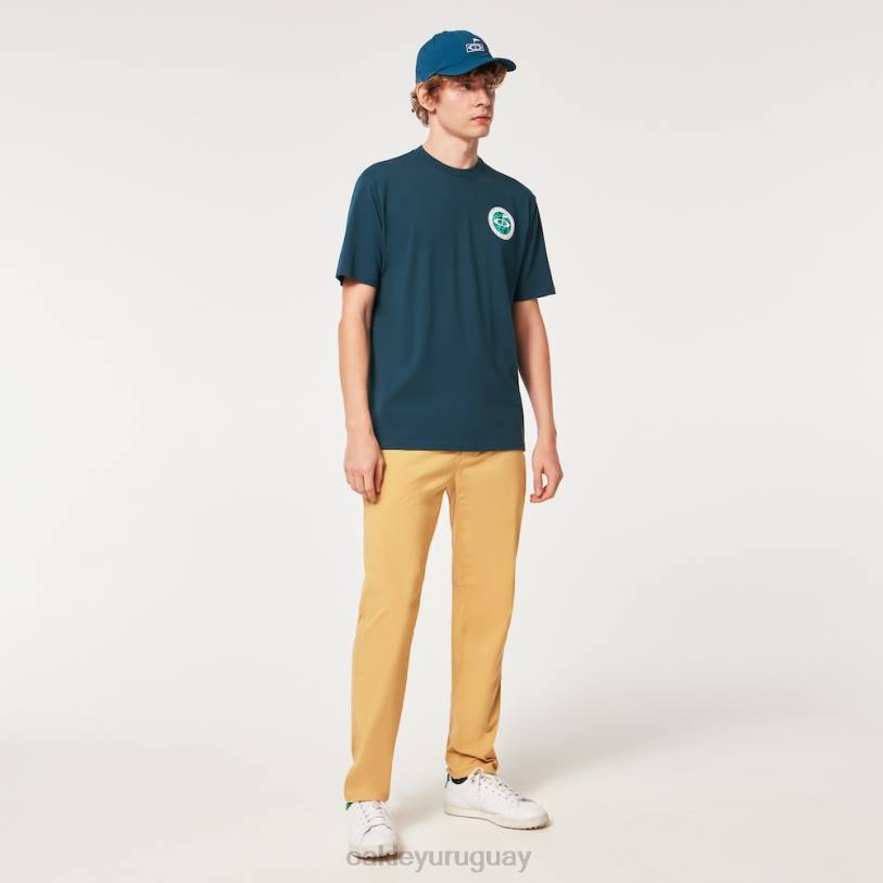 Oakley camiseta de golf mental XT4H2211 ropa azul petróleo