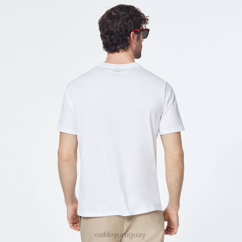 Oakley camiseta de manga corta con logo b1b cortado XT4H2403 ropa blanco