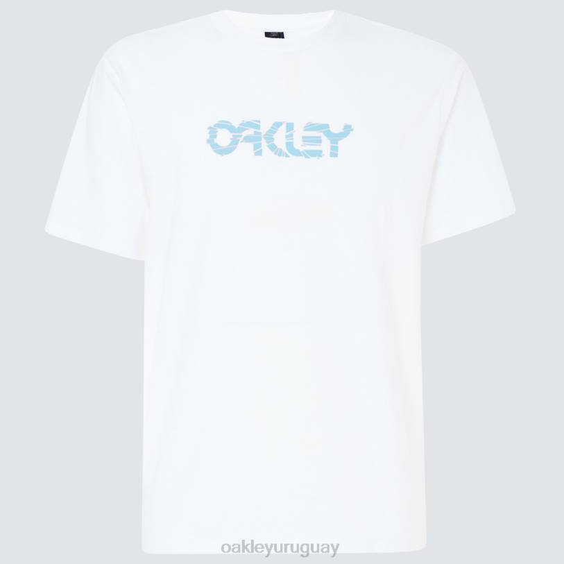 Oakley camiseta de manga corta con logo b1b cortado XT4H2403 ropa blanco