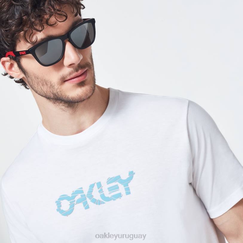 Oakley camiseta de manga corta con logo b1b cortado XT4H2403 ropa blanco