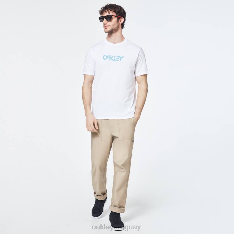 Oakley camiseta de manga corta con logo b1b cortado XT4H2403 ropa blanco