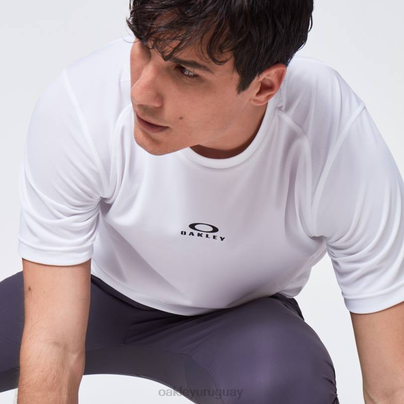 Oakley camiseta de manga corta de entrenamiento fundamental XT4H2407 ropa blanco