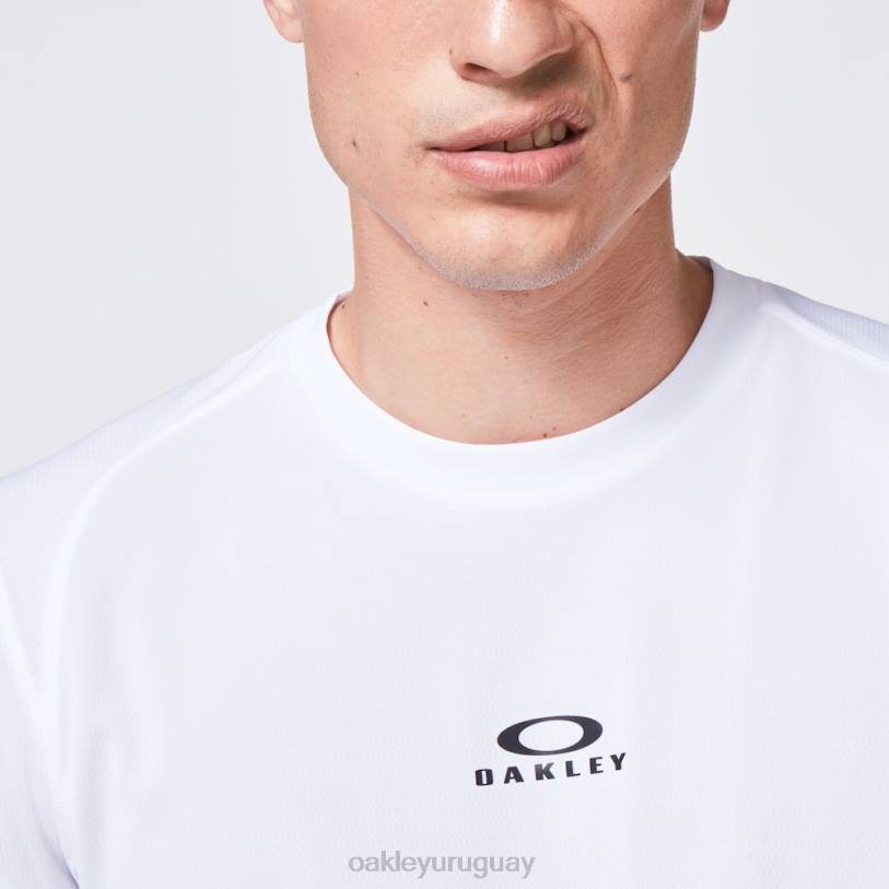 Oakley camiseta de manga corta de entrenamiento fundamental XT4H2407 ropa blanco