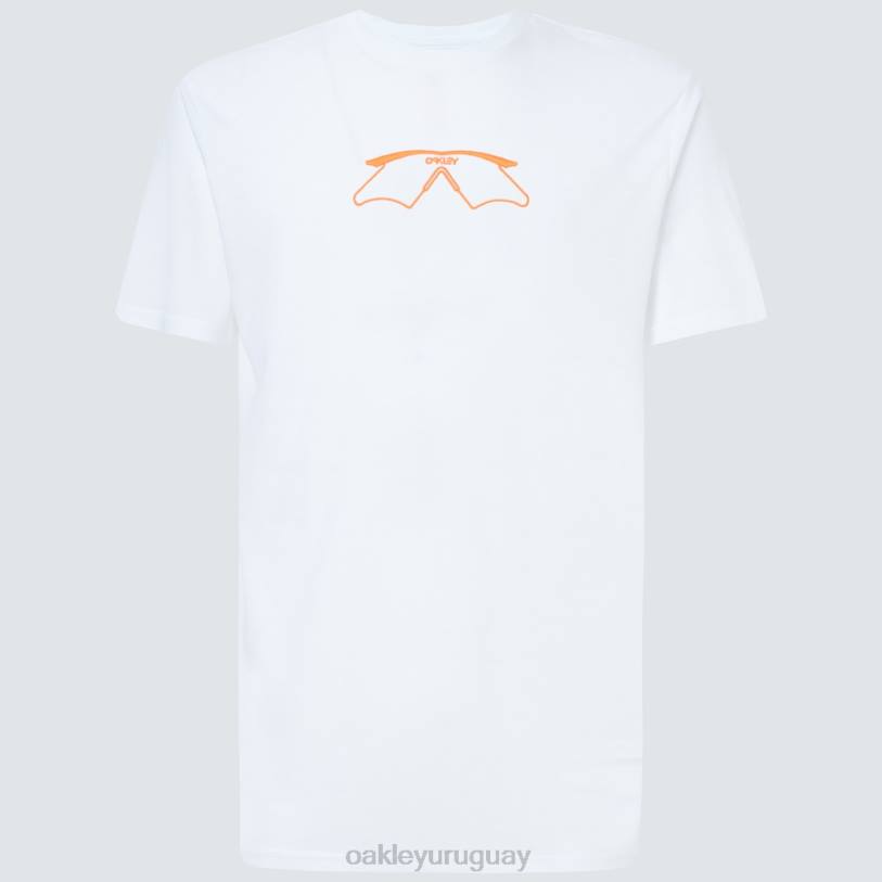 Oakley camiseta de manga corta mumbo XT4H2405 ropa blanco
