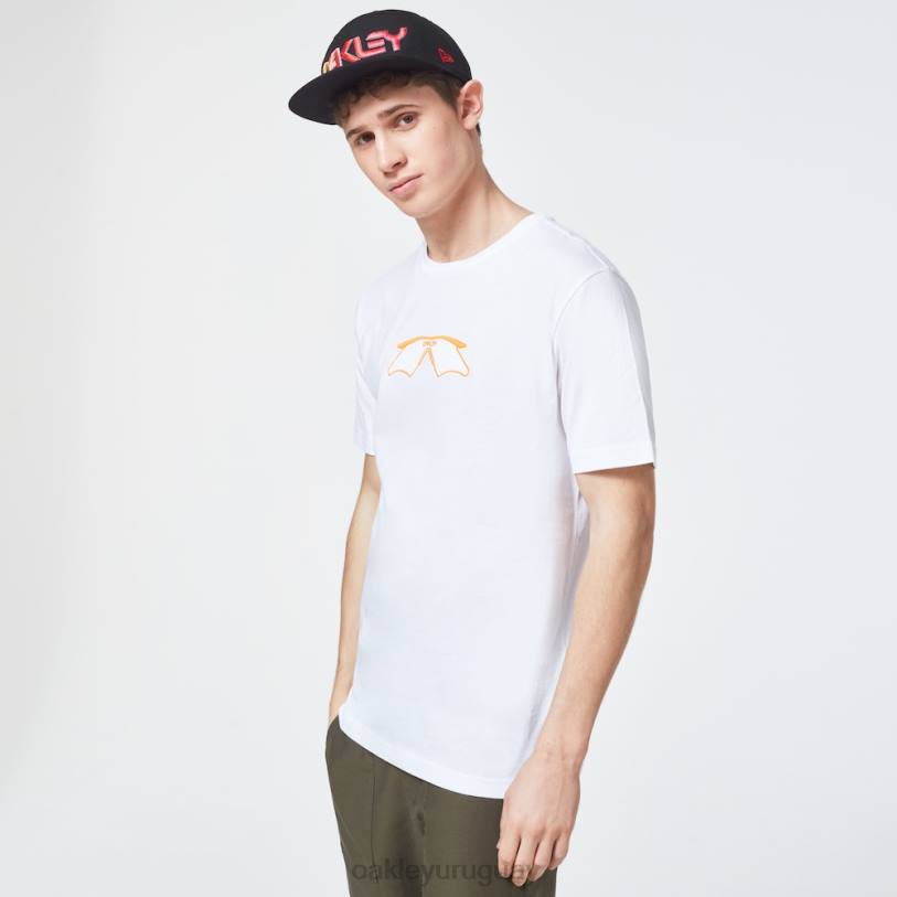 Oakley camiseta de manga corta mumbo XT4H2405 ropa blanco