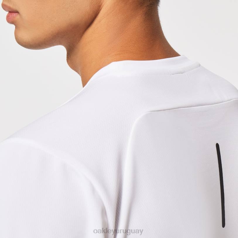 Oakley camiseta de manga larga de entrenamiento fundamental XT4H2409 ropa blanco