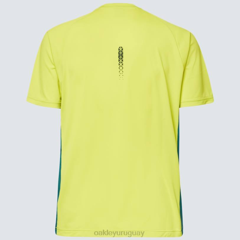 Oakley camiseta de rendimiento ss XT4H2495 ropa amarillo fluo